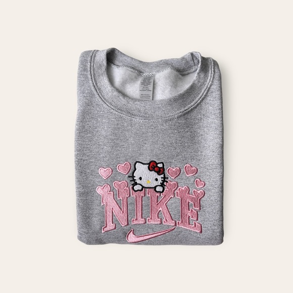 Hello Kitty Tops - Hello Kitty embroidered sweatshirt